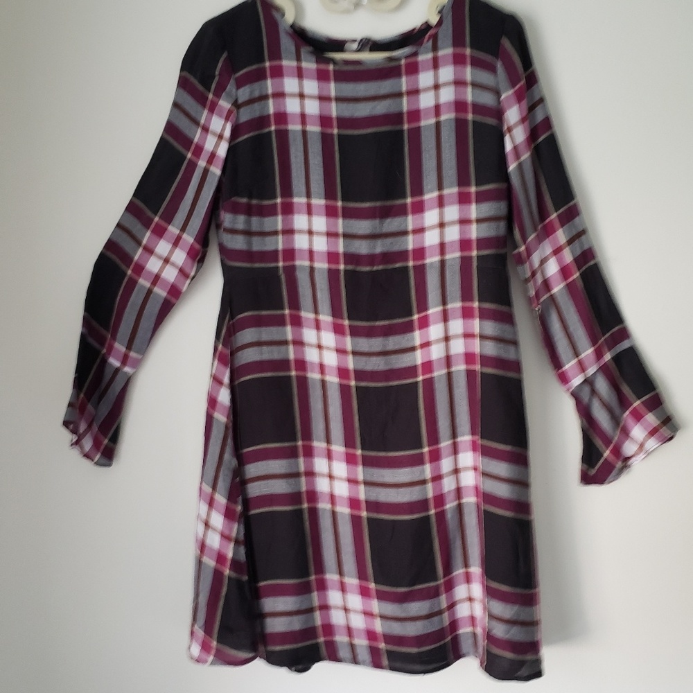 Loft plaid dress